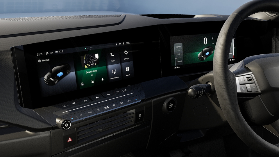 # 10" Pure Panel Pro with wireless Apple CarPlay™/Android Auto™ connection; # 10'' Driver information cluster; # E-Call and A-Call; # 1 USB C; # Heated windscreen; # Extended head-up-display