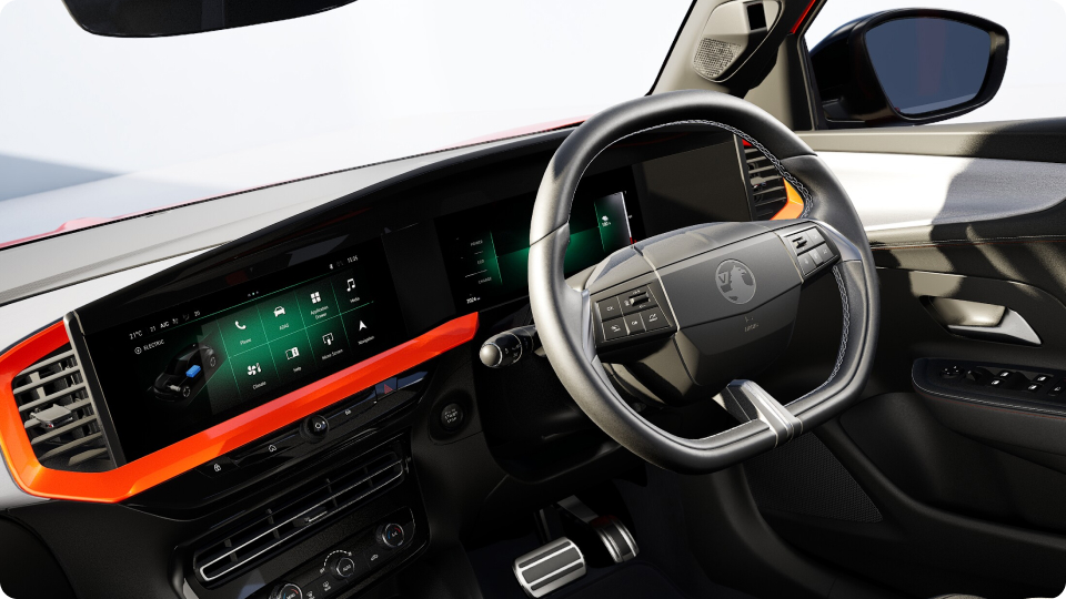 # Feels like leather to the touch, with the convenience of being able to adjust audio settings without taking your hands off the wheel